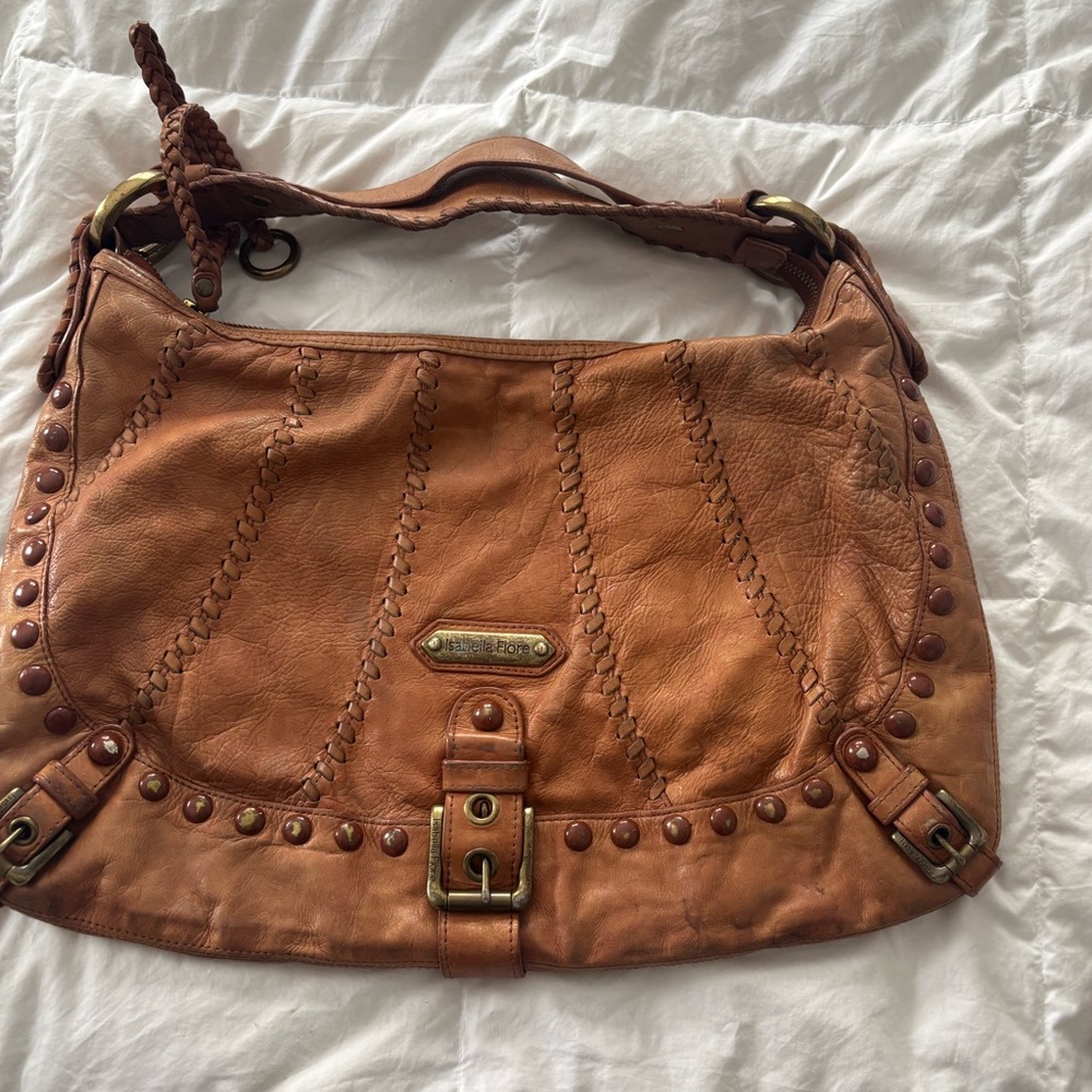 Isabella Fiore leather shoulder bag